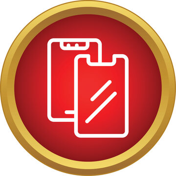 Smartphone screen protector protecting the mobile device display against damage