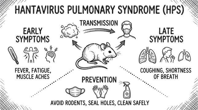 Hantavirus Pulmonary Syndrome HPS transmission and symptoms in a person