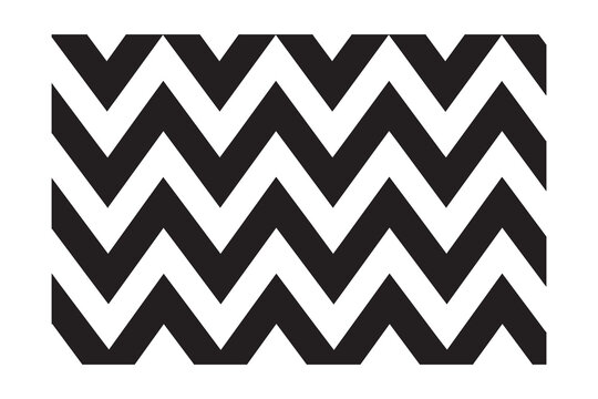 Seamless Black and White Chevron Pattern &mdash; Bold Geometric Arrow Zigzag Repeat Textile Background