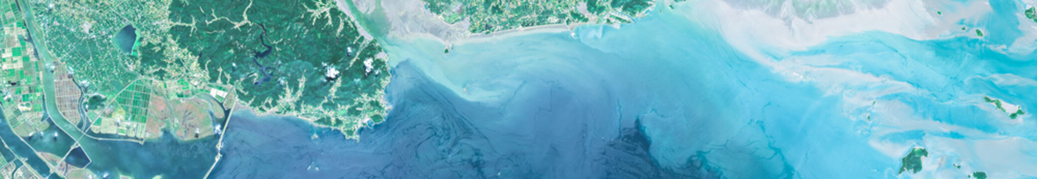 High-Resolution Satellite Image of Gwangju, South Korea on Open Data Satellite Image
