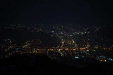 Fototapeta premium 冬の函館山から見た夜景
