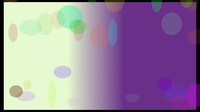 Bubbles floating in gradient liquid background animation
