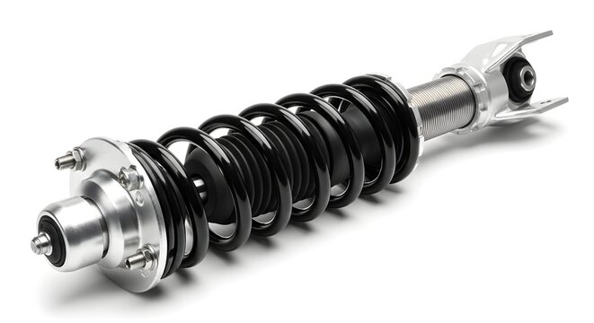 Coil spring strut shock absorber assembly