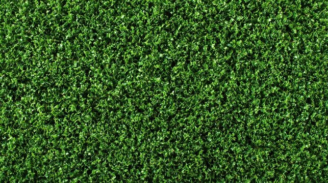 Vibrant Green Synthetic Turf Grass Seamless Texture Background.