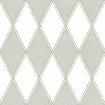 Argyle seamless pattern illustration, watercolor and hand painted. Repeat vintage textile design suitable for wrapping paper, retro fabrics, decorative surfaces. Great for cottagecore or preppy style.