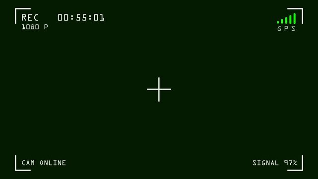 Military NVG Camera Feed with CAM ONLINE and Tactical GPS Monitoring