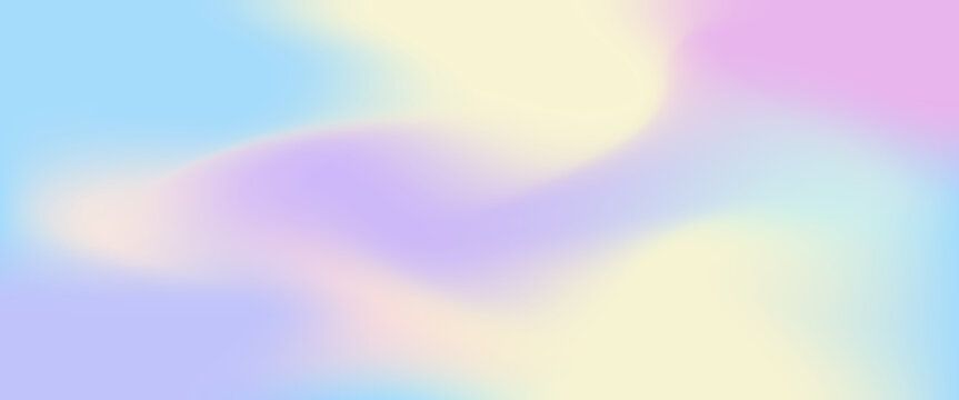 Holograph purple pattern and gradient hologram blue with pink iridescent bg. Background rainbow pastel and foil gradation pearl with color holo holographic. eps 10