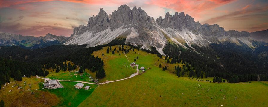 Rifugio delle Odle (also known as Geisleralm or Malga Geisler in German) is a highly popular mountain chalet located in the Dolomites in Italy, at an altitude of 1,996 meters.