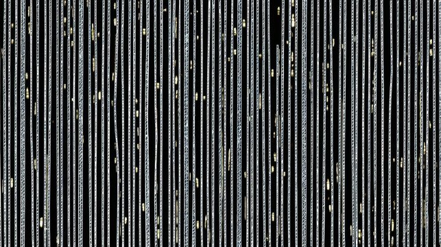 Seamless Microchip Etched Lines Texture with Bright Glowing Connections