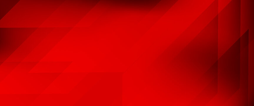 Abstract Red Geometric Background with Gradient Overlapping Parallelogram Shapes, Modern Dynamic Tech Backdrop for Business Presentation, Sport Poster and Digital Banner Design