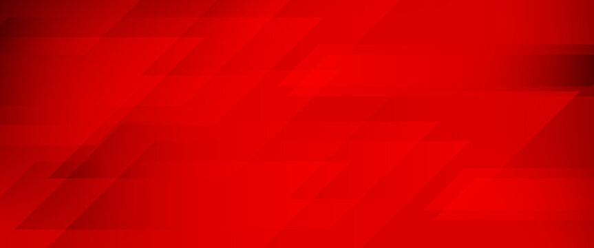 Abstract Red Geometric Background with Gradient Overlapping Parallelogram Shapes, Modern Dynamic Tech Backdrop for Business Presentation, Sport Poster and Digital Banner Design