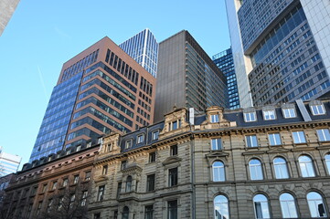 Fototapeta premium Hochhäuser in Frankfurt