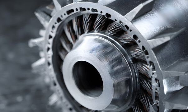 A metal background is used for the rotor of electric motors.