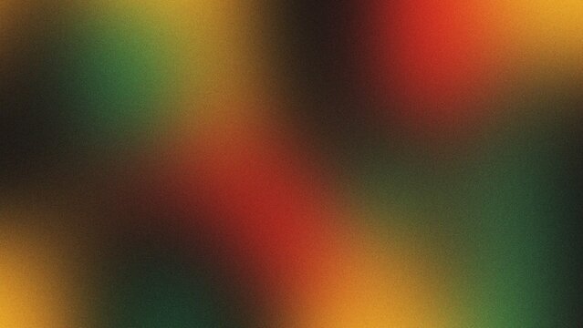 Vibrant abstract background with red green yellow hues celebrating Juneteenth freedom and heritage during twilight
