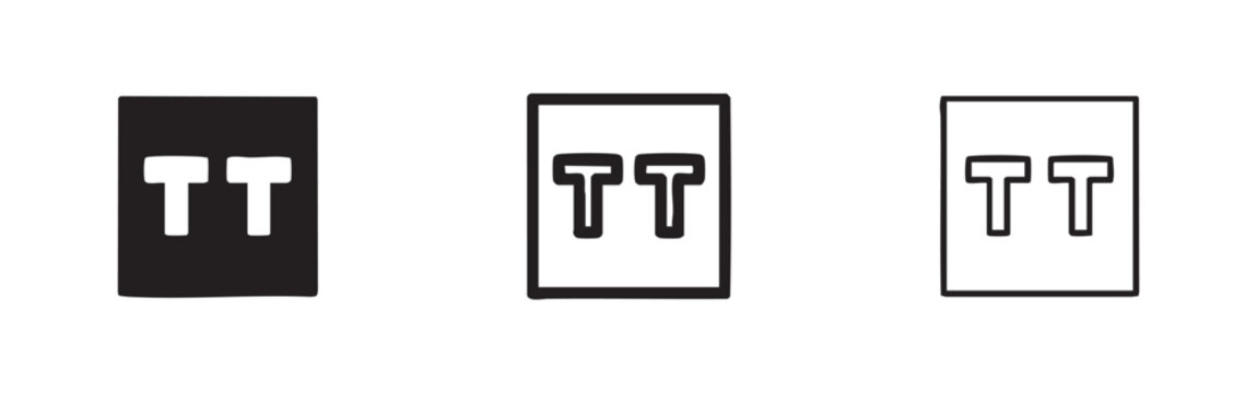 Electrical switch icon: solid, outline with fill, and outline