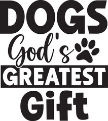 Obraz premium Dog T shirt Design, Vector Art