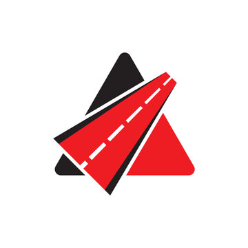 road logo and symbol template vector