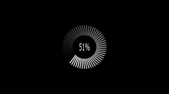 circle loding animation on a white background.Beautiful Circle Loading icon animation.loading progress bar loading.loding icon .4k video Futuristic neon ring