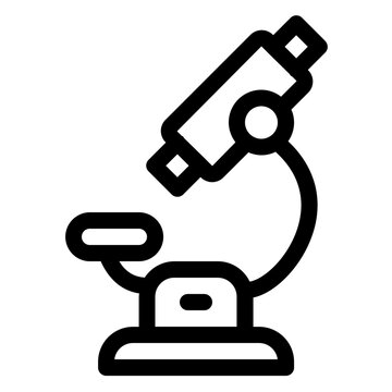 Science Microscope Laboratory Biology Icon