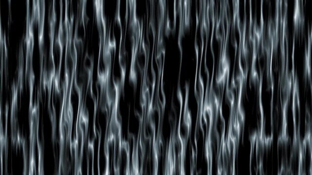 Abstract Dark Blue Vertical Texture Background with Flowing Black Light Streaks and Smooth Motion Pattern, Futuristic Digital Graphic Resembling Water Flow or Fabric Waves for Motion Graphics, Cinemat