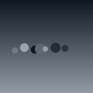 abstract linear circle background for fintech and technology