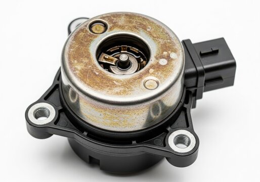 Car throttle body close-up view