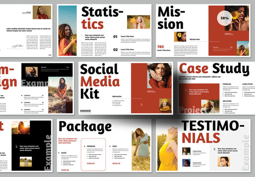 Social Media Kit Presentation Template