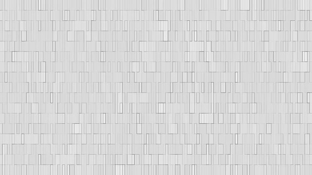 Contemporary Fluted White Tile Background with Three Dimensional Linear Relief Pattern and Matte Ceramic Finish, Stylish Architectural Texture for Modern Interior Decor, Wall Design and Creative Visua