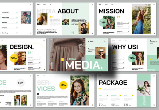 Social Media Kit Presentation Template