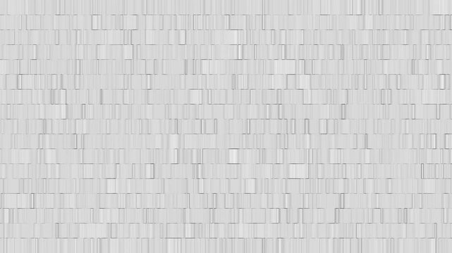 Decorative White Porcelain Wall Tile with Fluted 3D Geometric Texture and Modern Minimalist Design, Elegant Architectural Surface Background Suitable for Kitchens, Bathrooms and Luxury Interior Concep