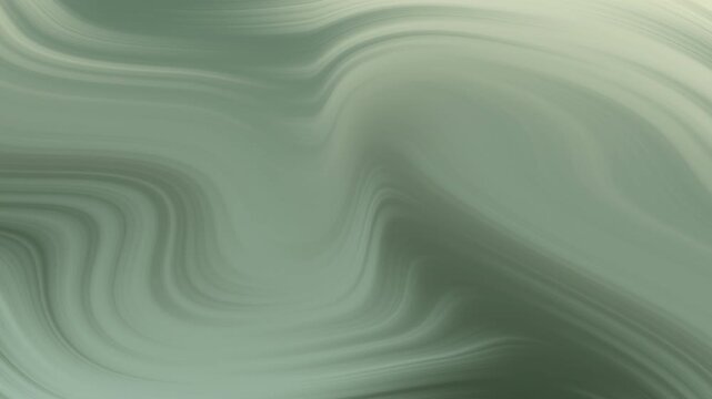 Abstract sage green marble flow background with smooth liquid texture and elegant organic gradient curves for calming modern wallpaper design