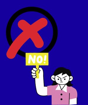 women protesting against injustice
