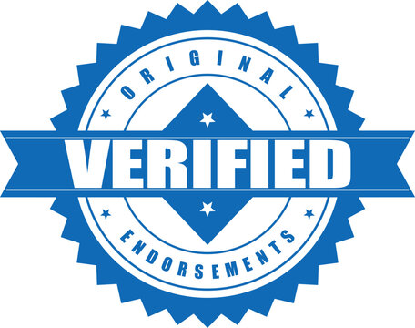 Verified Endorsement Seal - Original and Authentic Guarantee