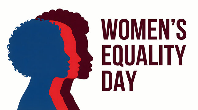 Women's Equality Day, silhouette of diverse women