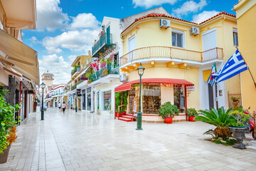 Fototapeta premium Street in Argostoli