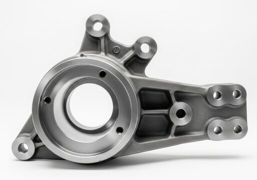 Steering knuckle or spindle automotive suspension part