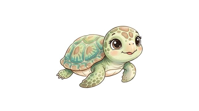 turtle isolated on white
