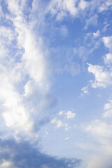 Fototapeta premium It is a cloudy late afternoon sky.