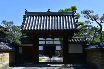 Naklejka premium 福岡県 博多の聖福寺