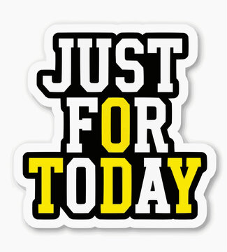 stiker hanya untuk hari ini