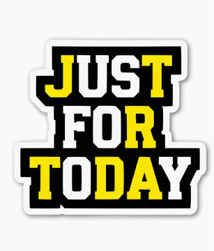 stiker hanya untuk hari ini