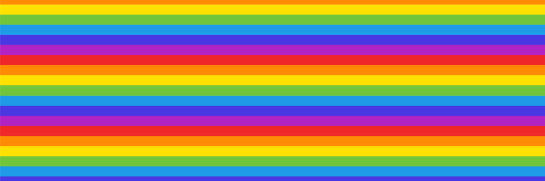 rainbow colors horizontal striped seamless pattern background,colorful striped wallpaper vector.