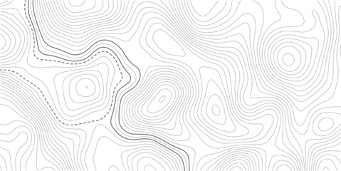 Topography wave line grid map. abstract diagram discovery topographic map banner texture background. Contour background geographic grid. Vector illustration. © MDSOHEL