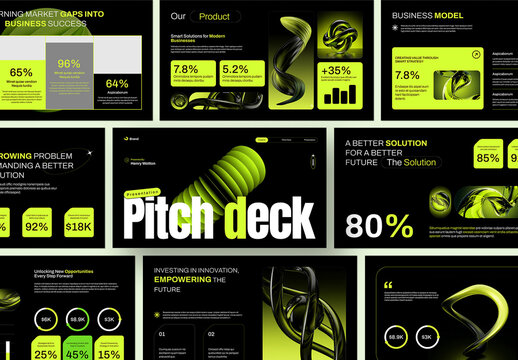Modern Creative Pitch Deck Presentation Template