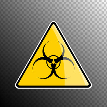 Biohazard Symbol Warning Sign Vector Illustration