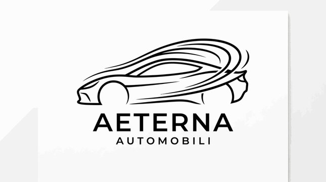 Aeterna Automobili car brand logo.