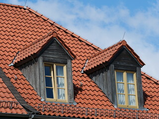 Fototapeta premium Close-ups of half-timbered houses in Wernigerode