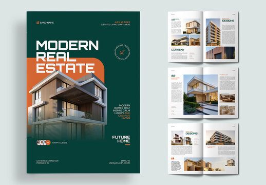 Modern Real Estate Agency Brochure Template