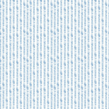Watercolor Dash Stripe Seamless Pattern in blue