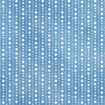 Hand-drawn stripes with dots and circles pattern.